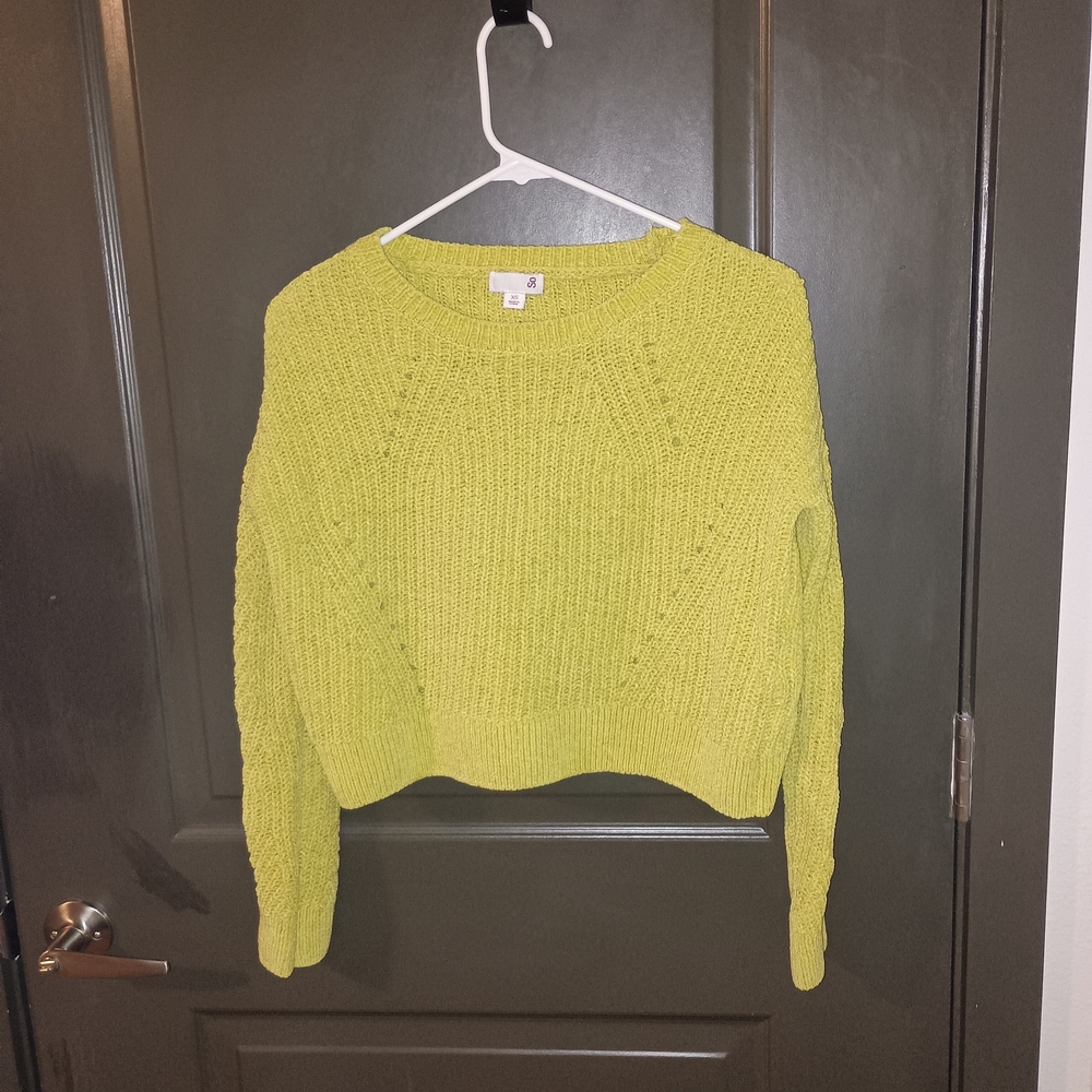 SO Women's Mustard Crew Neck Sweater